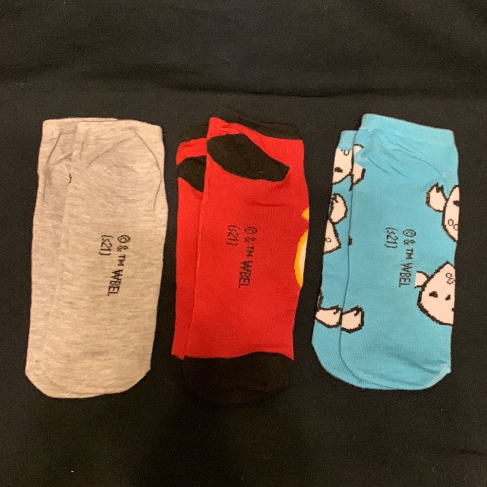 Harry Potter socks lot of 3 NWOT - Picture 2 of 5